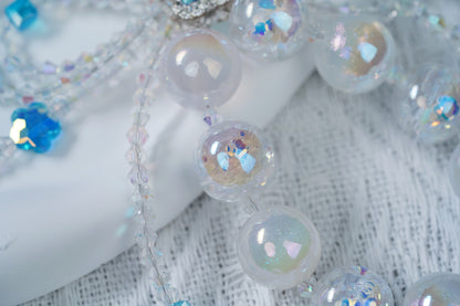 幻想的な晶彩、アクリルチェーン点灯生活