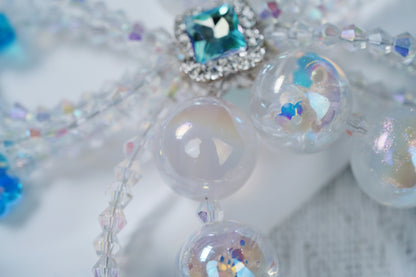 幻想的な晶彩、アクリルチェーン点灯生活